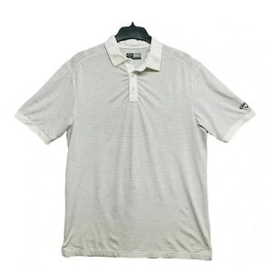 Callaway Men's Size XL Golf Polo Shirt Opti Dri Short Sleeves Striped Sport